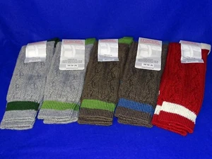 LUSANA L5698 70% Schurwolle Schoppersocke Loden Tweed mit 2-farbigem Rand - Bild 1 von 35