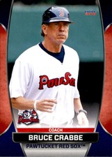 2018 Pawtucket Red Sox Choice #8 Bruce Crabbe Orlando Florida FL Baseball Card