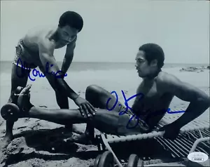 O.J. Simpson und Al Cowlings signiert 8x10 Hochglanz Foto JSA authentifiziert - Bild 1 von 2