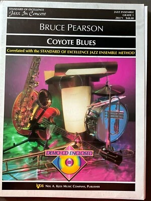 Jazz Ensemble Music Chart Arrangement Easy, Beginners, First Year, Grade 1, Kjos - Image 1 of 4