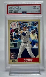 2017 Topps 1987 Aaron Judge ROOKIE RC 177 New York Yankees PSA 10 GEM MINT