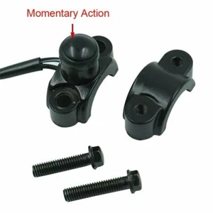 7/8" ATV Motorcycle Handlebar Kill Switch horn Momentary action Push Button - Picture 1 of 5
