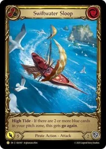 FAB Swiftwater Sloop SEA167 Pirate Booty Cold Foil Treasure High Seas - Picture 1 of 1