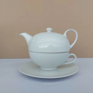 Teekanne Tea for One Set 3-teilig mit Tasse, Untertasse, Kanne Geschenk OVP!! ✅✅ - Bild 1 von 6