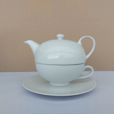 Teekanne Tea for One Set 3-teilig mit Tasse, Untertasse, Kanne Geschenk OVP!! ✅✅ - Bild 1 von 4