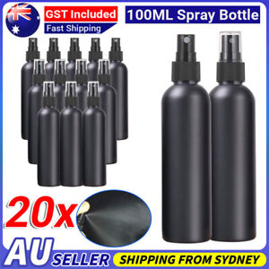 20x 100ml Plastic Empty Fine Mist Spray Bottles Perfume Liquid Atomizer Portable