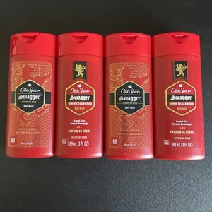 4x OLD SPICE Swagger Body Wash Cedarwood Scent 3oz each Travel Size - Picture 1 of 1
