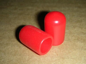 Caplug VC437-12 .437" 7/16" ID, 3/4" L ROT Vinyl Gummi Kunststoff Dichtstopfenkappen - Bild 1 von 6