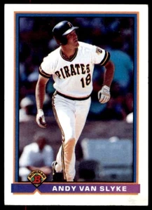 1991 Bowman - Andy Van Slyke #529 Pittsburgh Pirates Baseball Card - Picture 1 of 2