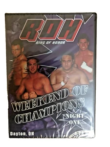 ROH Weekend of Champions Night 1 DVD Ring of Honor AEW WWE TNA GCW CZW War - Imagen 1 de 1