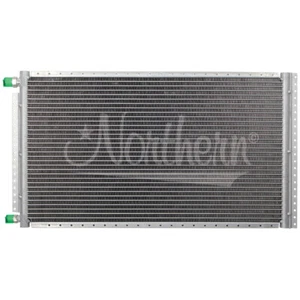 404-1214 Northern AC Condenser - Parallel Flow 4 Pass w/ Brackets - 14 x 25 3/8 - Picture 1 of 1