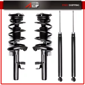 Conjunto de 4 amortiguadores completos rápidos F+R y muelle helicoidal para Ford Focus 2012 2013 - Imagen 1 de 5