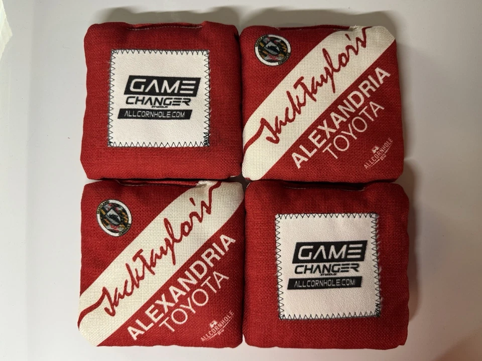 Nuevas bolsas Cornhole Red Jack Taylor Toyota Gamechanger Cornhole (versión temprana) Foto 1 de 1