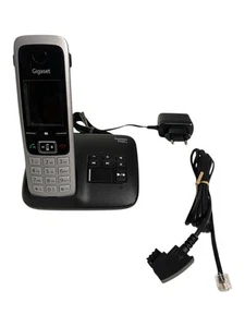 Siemens Gigaset C430A Téléphone sans fil avec répondeur - Noir/Argent - Photo 1/6