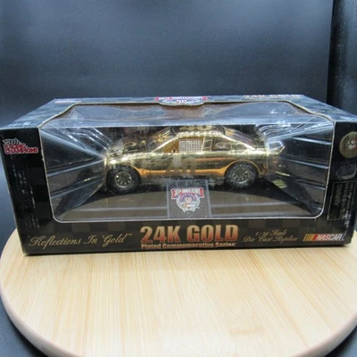 CAMPEONES DE CARRERAS NASCAR CHAPADO EN ORO 24K 50 ANIVERSARIO ESCALA 1:24 NUEVO SABCO 40 Foto 1 de 4
