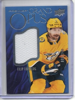 2024-25 Upper Deck Premier Grand Opus jersey Filip Forsberg #/149 GO-FF - Image 1 of 2