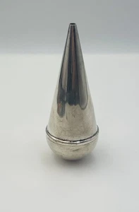 Pluma autoequilibradora modernista enchapada en plata francesa vintage Hermes Francia - Imagen 1 de 9