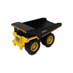 2020 Tonka Hasbro Diecast Black & Yellow Mini 3.5" Dump Truck - Picture 1 of 6