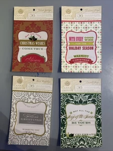 4 Books Anna Griffin Christmas Of 36 Holiday Quotes Vellum Stickers In Each - Picture 1 of 7