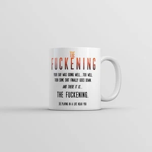 Taza de café gráfica de película de terror divertida The Fucking Mug - Imagen 1 de 7