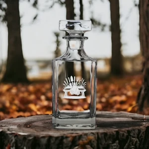 Jardinero Decantador 26 Oz Bourbon Whisky Vidrio Premium Personalizar Herramientas Regalo NUEVO - Imagen 1 de 9