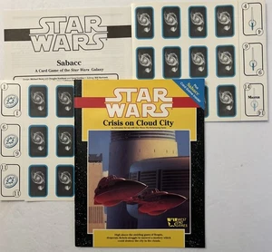 Star Wars Crisis on Cloud City West End Games Roleplaying Game WEG -Unpunched - Picture 1 of 21