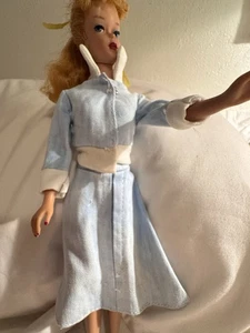 Mattel Barbie 1960s Vintage Blue Jean Outfit Jacket Skirt NO DOLL - Picture 1 of 10