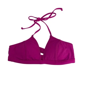 Oakley Bikini Top Women's XS Strappy Halter Tie Bathing Suit Purple Swim - Picture 1 of 7
