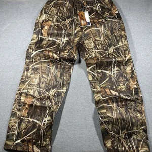 Frogg Toggs Pants Mens 3XL Brown Realtree Max 4 Camo Rain Pants NWT Hunting - Picture 1 of 18