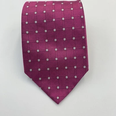Brooks Bros Pink With White Dots Silk Tie - Image 1 of 4