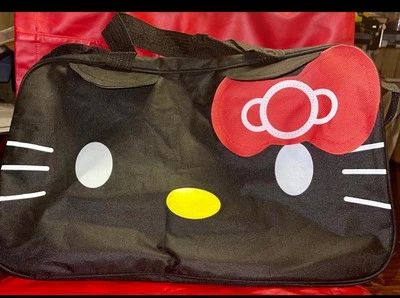 Sanrio Hello Kitty Large Black Travel Bag. NWOT - Image 1 of 4