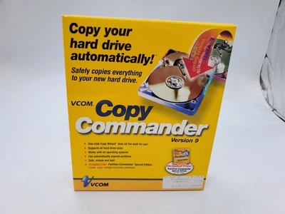 VCOM Copy Commander Version 9 - Factory Sealed - Avanquest (Cd-Rom) - Image 1 of 4