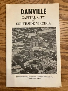 Danville Virginia Handelskammer 1964 Broschüre Hauptstadt Southside VA - Bild 1 von 5