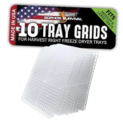 Grades de bandeja para bandejas de liofilizador Harvest Right (conjunto de 10 grades - serve para pacote com 10 - Imagem 1 de 4