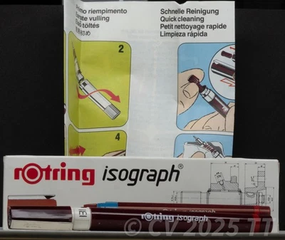 Rotring 151 025 isograph 0,25 mm - Tuschefüller / technical pen - NOS - Bild 1 von 4