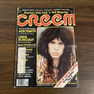CREEM DEC 1976 ~ AEROSMITH rondstadt KISS ramones BOC patti smith BLONDIE - Foto 1 di 5