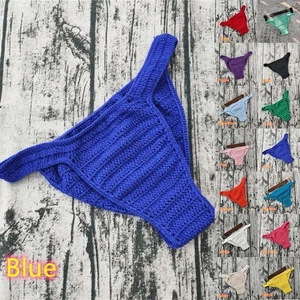 Prácticos calzoncillos ropa interior transpirable tanga ganchillo a mano para hombre y mujer - Imagen 1 de 21
