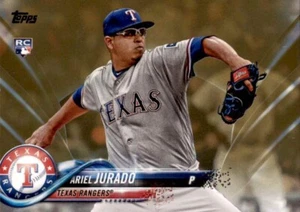 2018 Topps Update Gold Parallel #US124 Ariel Jurado Rangers 1474/2018 RC - Picture 1 of 1