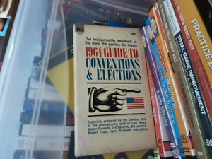 1964 GUIDE TO CONVENTIONS & ELECTIONS, WALTER CRONKITE - CBS NEWS, DELL, Pb 2 - Picture 1 of 4