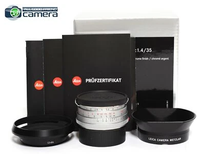 Leica Summilux-M 35mm F/1.4  Lens Ver.1 'Steel Rim' Reissued 11301 *BRAND NEW* - Image 1 of 4
