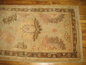Modern Unique Turkish Oushak Ushak Rug Runner 3'1''x15'2'' - Picture 1 of 7