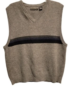 STRUCTURE URBAN WEAR MENS SZ L LAMBSWOOL GRAY VEST - Image 1 of 3