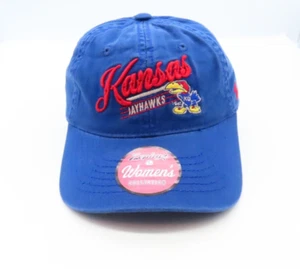 Kansas Jayhawks Zephyr Women's Collection Blue Strapback Hat Cap - Picture 1 of 10