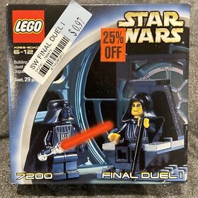 LEGO STAR WARS 7200 FINAL DUEL I NEW UNOPENED FACTORY SEALED BOX 2002 RETIRED