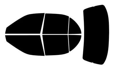 Tinte de ventana para Hyundai Accent Sedán 1995-1999 Kit de película de nano cerámica precortada para automóvil Foto 1 de 4