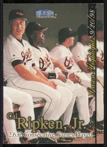 1998 Fleer Tradition Update #U8 Cal Ripken HL - Picture 1 of 2