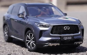 1/18 Scale Infiniti QX60 2022 SUV Blue Diecast Car Model Collection Toy Gift - Picture 1 of 7