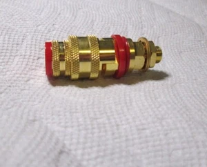 OEM vergoldet rotes Teil # 117708 STECKER BUCHSE Banane Neu aus altem Lagerbestand McIntosh Verstärker MC2KW - Bild 1 von 5