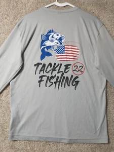 Camisa Sport-TeK Adulto Gris Medio Pesca Exterior Atlética Informal Hombres - Imagen 1 de 17
