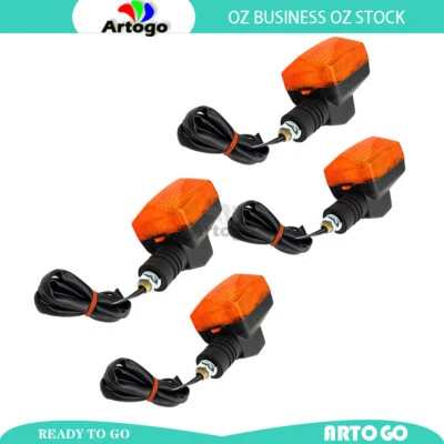 4X Luces de giro indicadores delanteros + traseros ajuste Honda XL250 grado 1995-1999 Foto 1 de 4